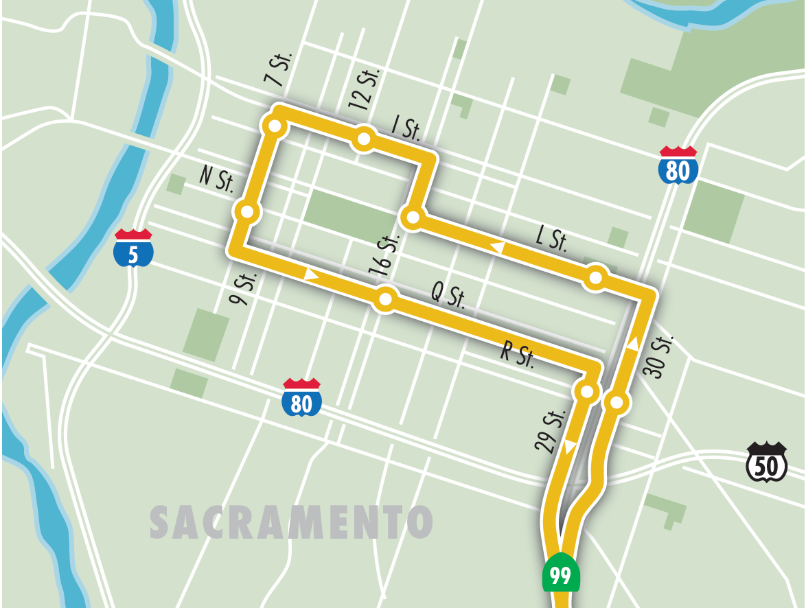 Commuter Express Map